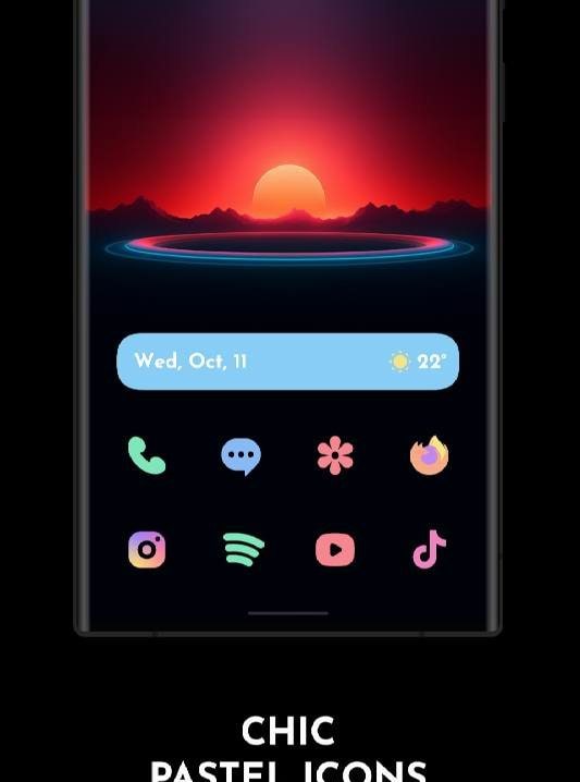 CHIC PASTEL icons screenshot 1