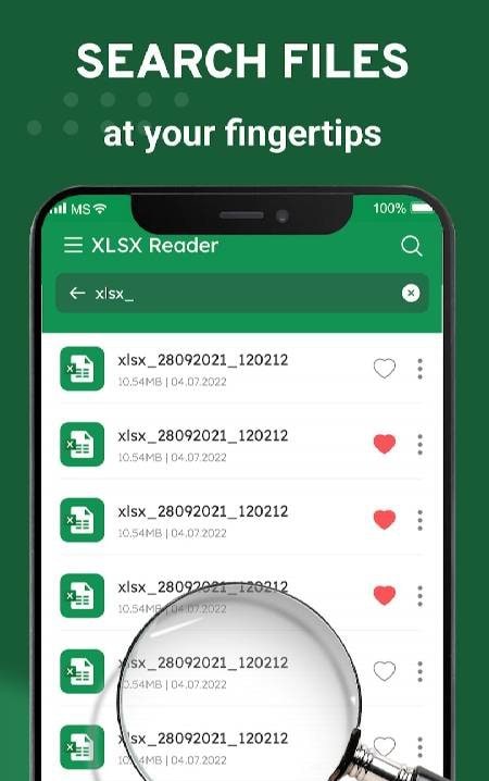 Edit XLSX Spreadsheets Reader screenshot 4