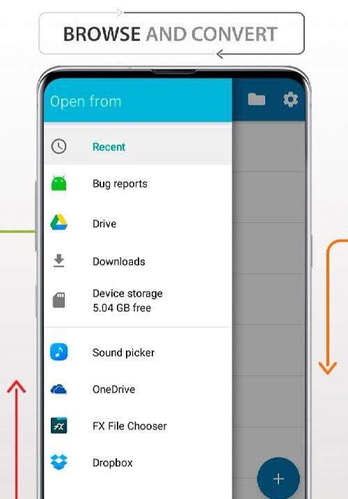 All Files Converter - PDF, DOC, JPG, GIF, MP3, AVI screenshot 3