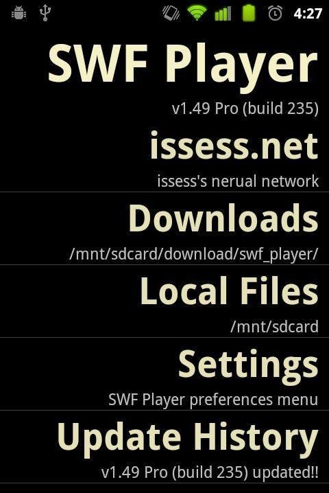 SWF Player Pro screenshot 1