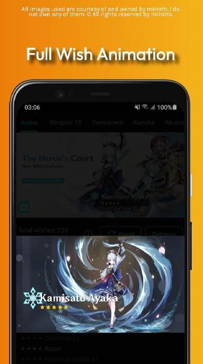 Wish Simulator for Genshin Screenshot 3