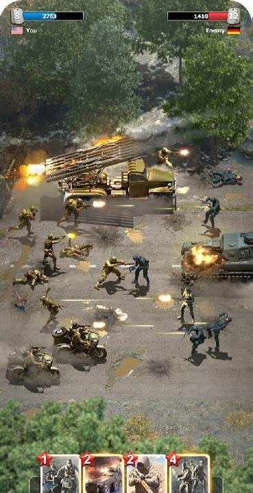 Heroes of War: WW2 Idle RPG screenshot 3