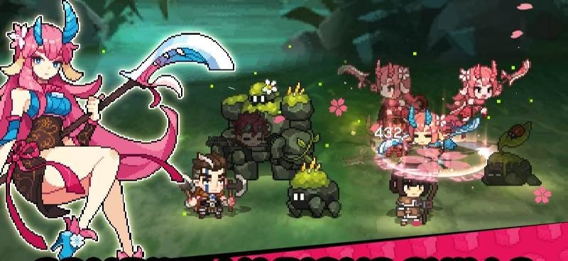 Unknown Knights: Pixel RPG gameplay screenshot 2