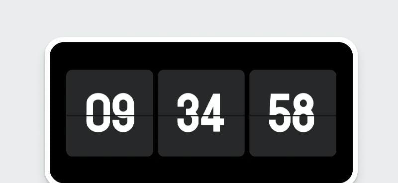 Fliqlo - flip clock, zen clock screenshot 1