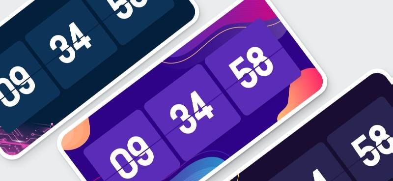 Fliqlo - flip clock, zen clock screenshot 4