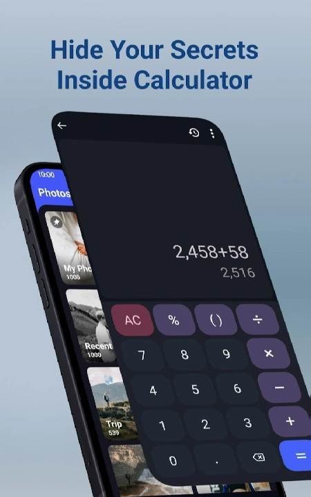 Calculator Lock - Hide Photos screenshot 1