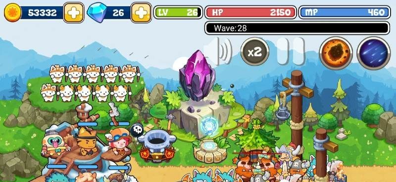 Castle Defense: Fight Waves gameplay screenshot 4