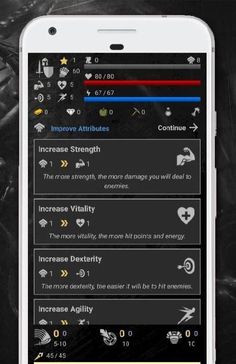 Frenetic Dungeon: RPG gameplay screenshot 2
