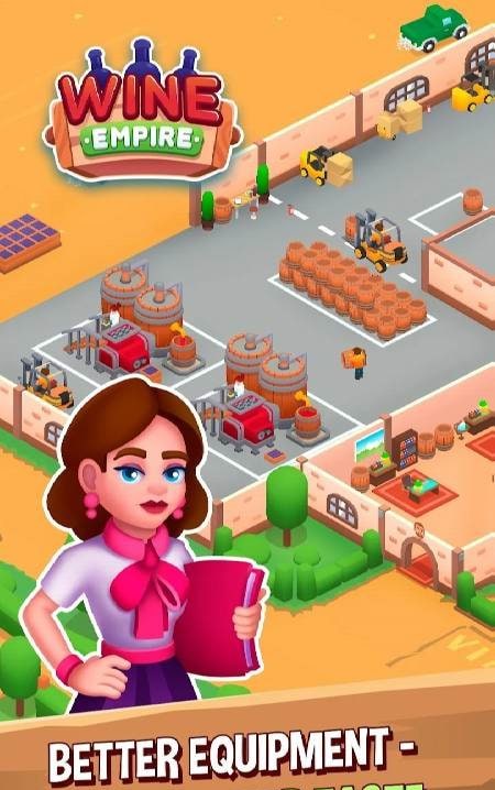 Wine Factory Idle Tycoon Game screenshot 2