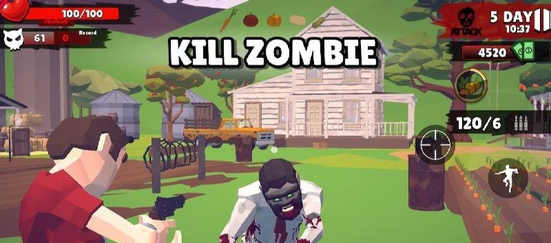 Zombie Ranch Simulator Survive gameplay screenshot 1