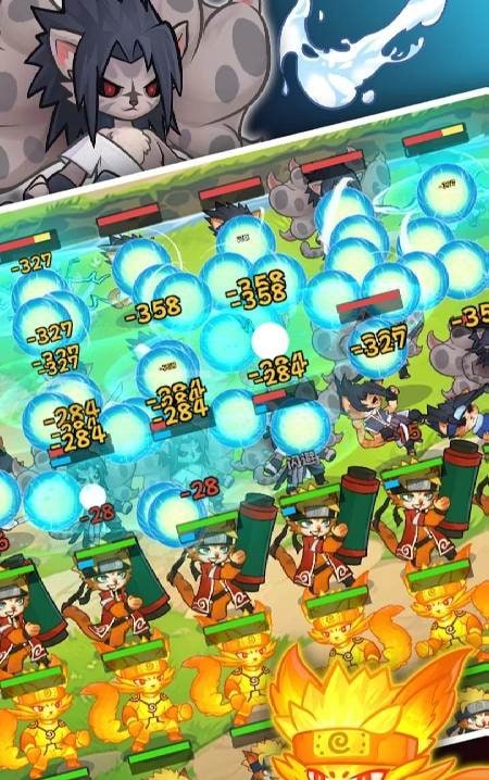 Shinobi Cat Auto Chess gameplay screenshot 3