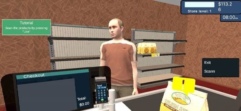 Supermarket Saler Simulator screenshot 1