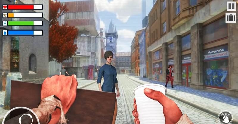 Tramp Simulator: Homeless Survival Story screenshot 1