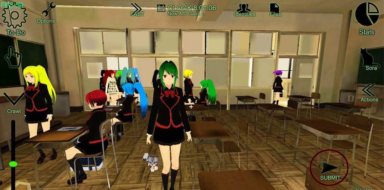 Schoolgirl Supervisor - Saori Sato gameplay screenshot 2