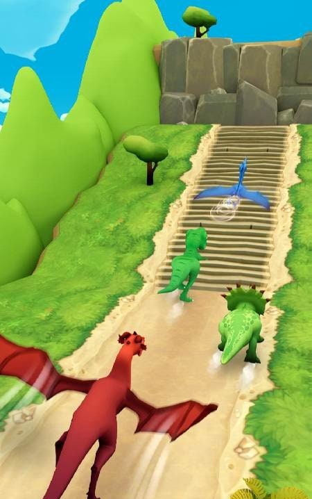 Dinosaur Shifting Run gameplay screenshot 2