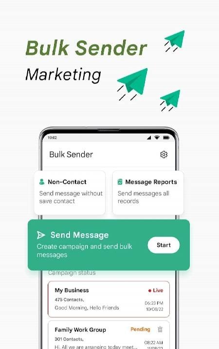 Bulk Sender - Marketing on WA screenshot 1
