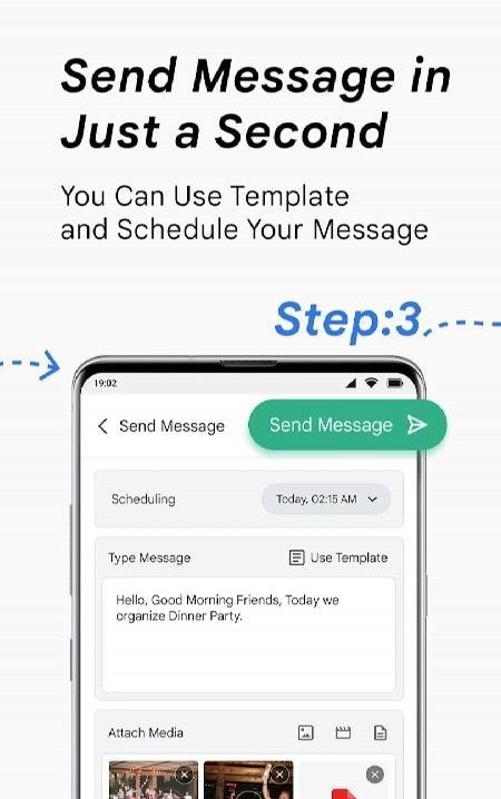 Bulk Sender - Marketing on WA screenshot 4