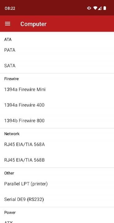 Pinouts screenshot 1