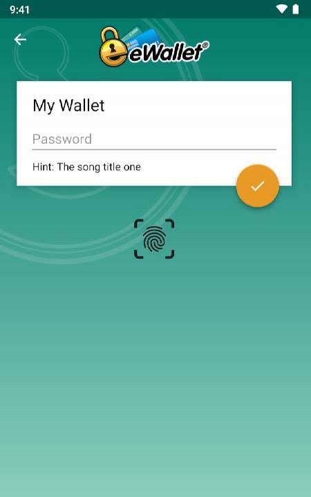 eWallet screenshot 1