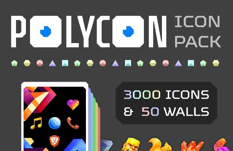 POLYCON Icon Pack screenshot 1