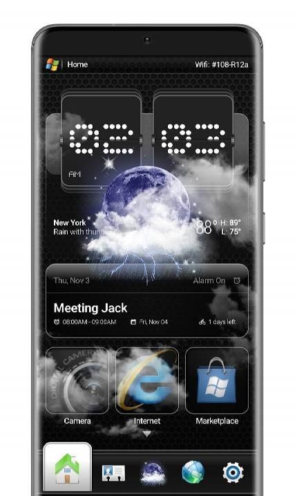Windows Mobile KLWP Theme screenshot 3