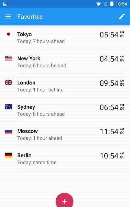 World Clock by timeanddate.com screenshot 4