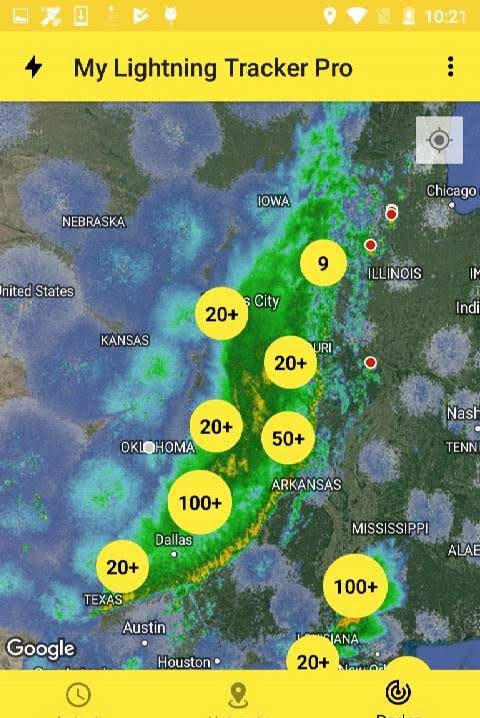 My Lightning Tracker Pro - Live Thunderstorm Map screenshot 3