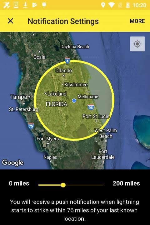 My Lightning Tracker Pro - Live Thunderstorm Map screenshot 2