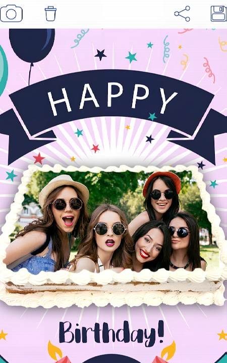 Photo On Birthday Cake Screenshot 1