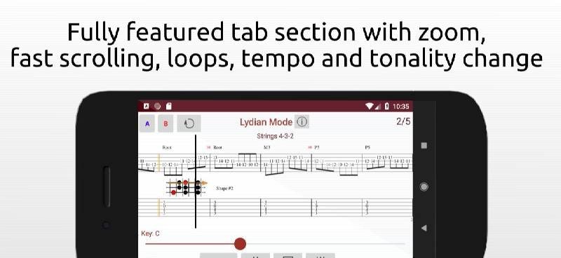 iGuitar - Major Scale Modes screenshot 2