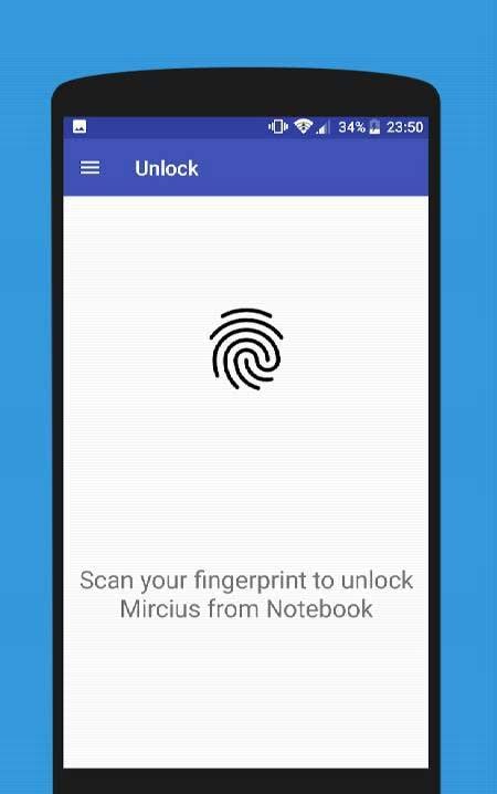 Remote Fingerprint Unlock screenshot 1