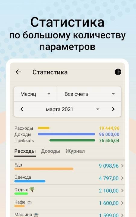 Wallet - cost accounting screenshot 3