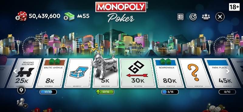 MONOPOLY Poker - Texas Holdem screenshot 1