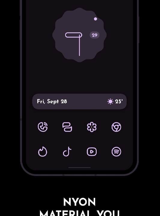Nyon Material You icons screenshot 1