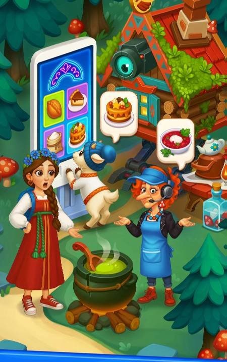Alyonka's Stories: Merge Fairy Tale game preview 2