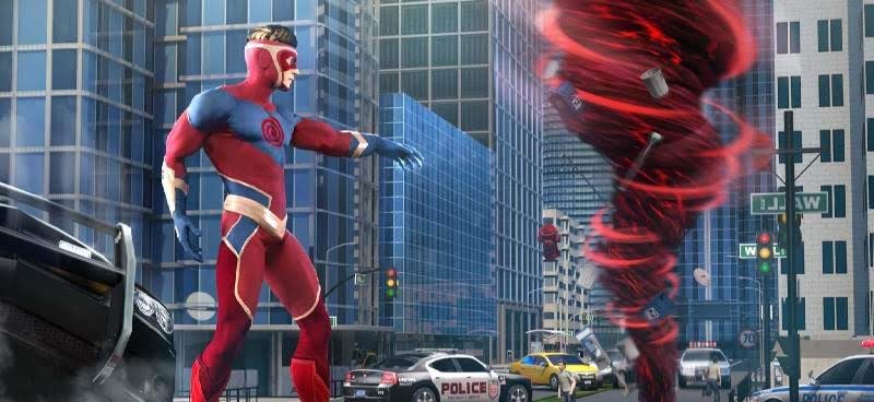 Hurricane Superhero : Wind Tornado Vegas Mafia screenshot 1