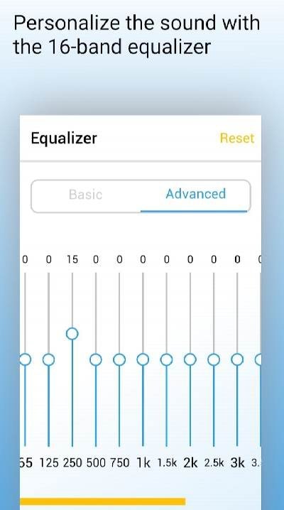 AmiHear - Hearing Aid App noise cancellation display