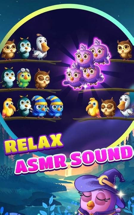 Bird Sort Puzzle: Color Game screenshot 3