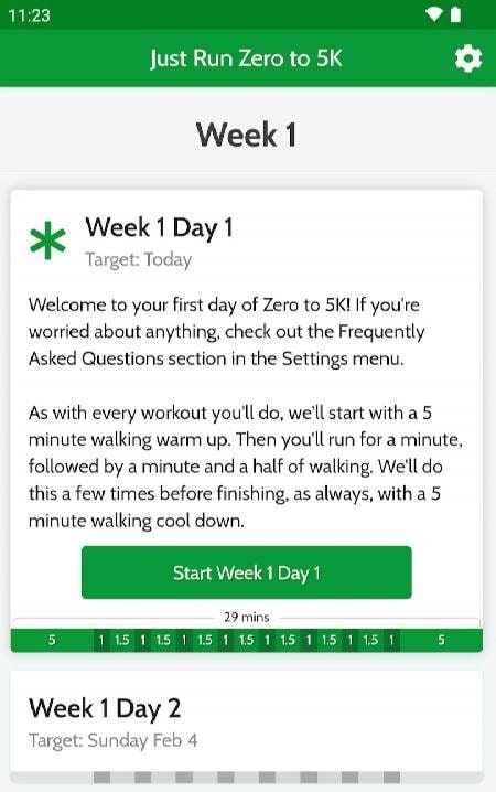 Just Run: Zero to 5K (and 10K) screenshot 1