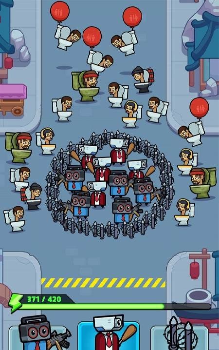 Toilet Fight: Police vs Zombie screenshot 4