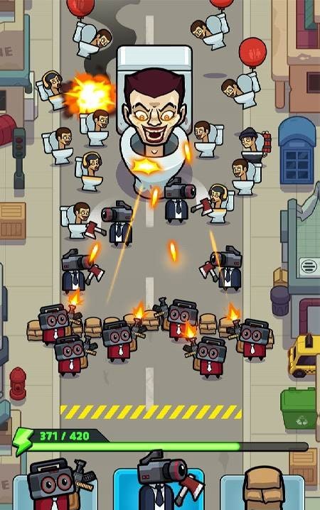 Toilet Fight: Police vs Zombie screenshot 1