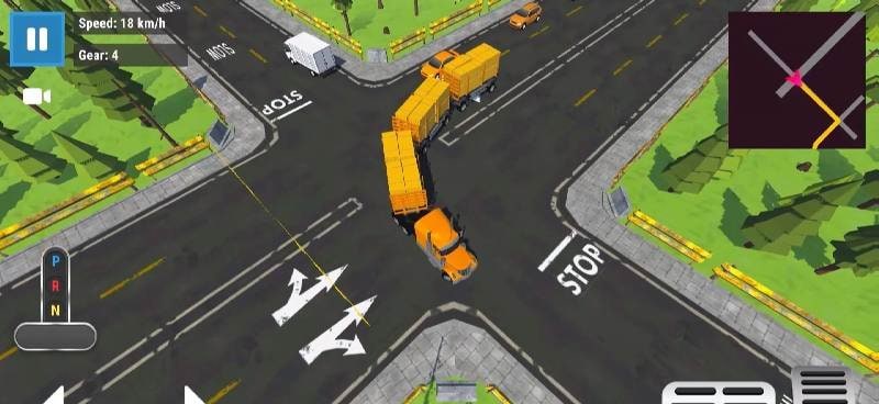 Angry Truck 3D Mini Simulator screenshot 1