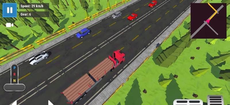 Angry Truck 3D Mini Simulator screenshot 3