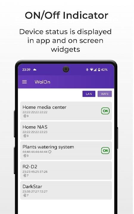 WolOn - Wake on LAN Widgets preview 1