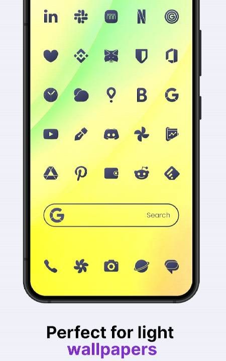 Lena Dark: Shapeless Icon Pack screenshot 2