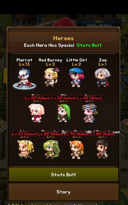 Idle Dungeons gameplay screenshot 1