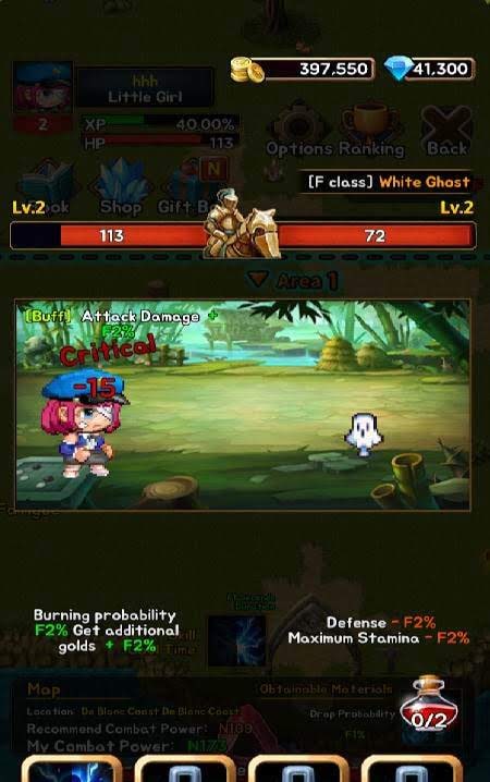 Idle Dungeons gameplay screenshot 3