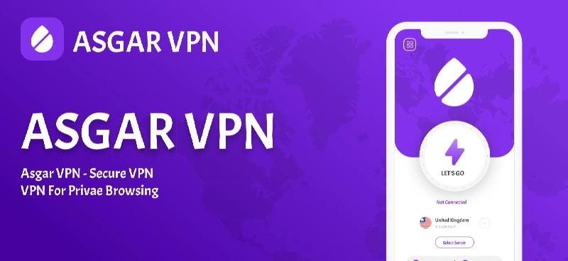 Asgar VPN interface preview