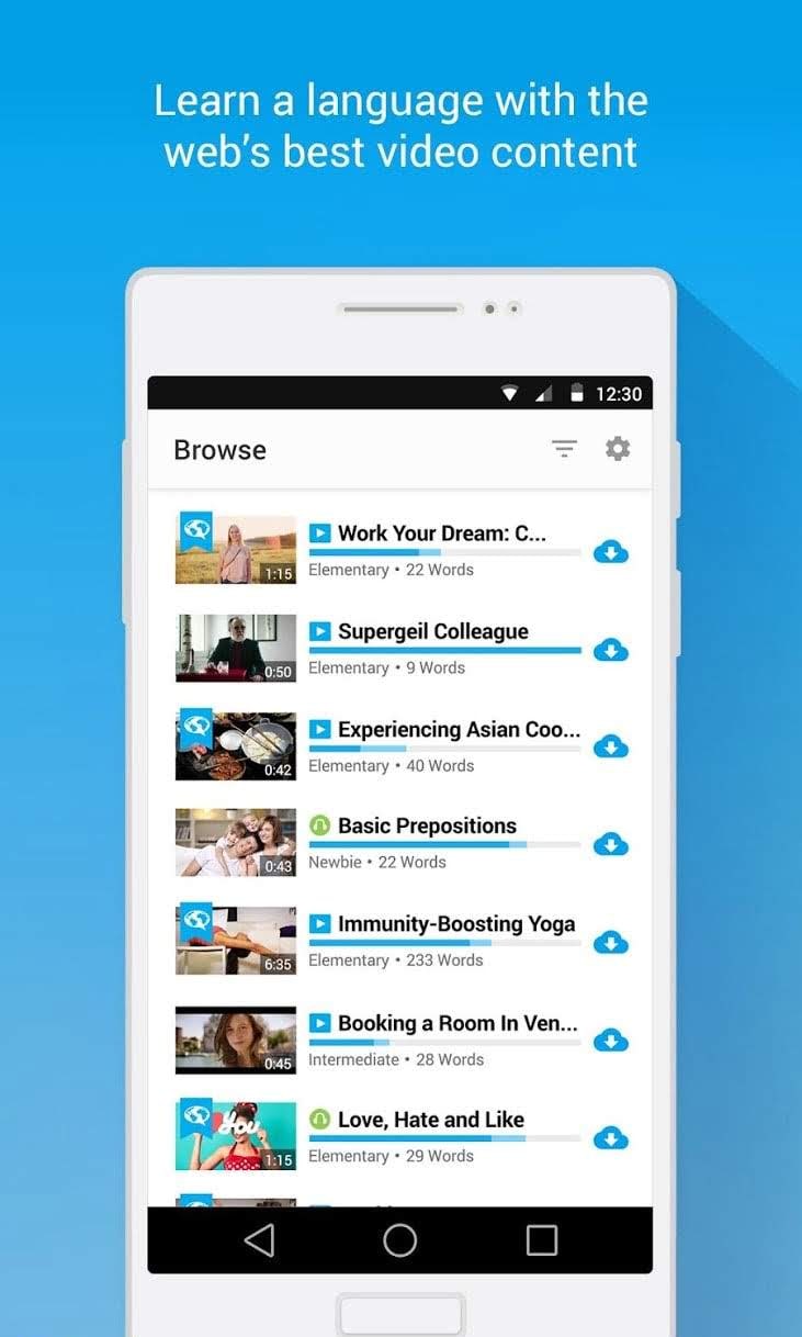 FluentU: Learn Languages with Videos - Screenshot 1