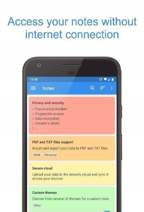Private Notepad screenshot 1